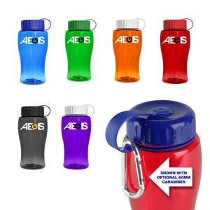 Poly-Pure Water Bottles w/Tethered Lid (18-oz.) Colors