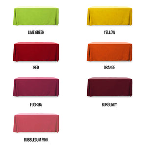 Custom USA-Made Throw Style Table Cover 